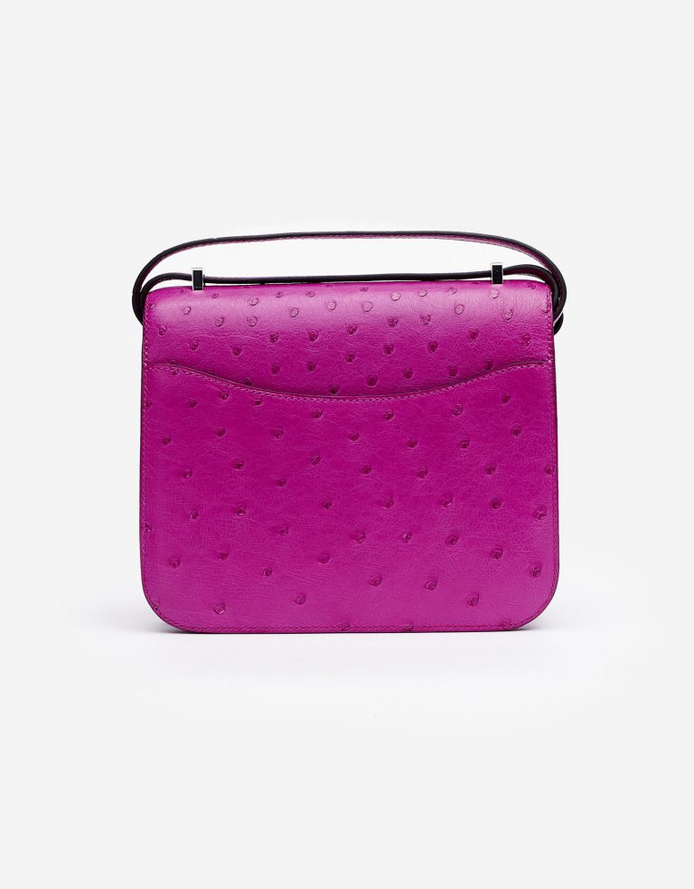 Hermes Constance 18 Ostrich Pourpre Saclàb Back