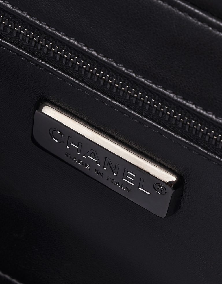 Chanel Timeless Jumbo Python So Black Saclàb Logo