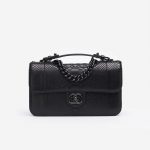 Chanel Timeless Jumbo Python So Black Saclab