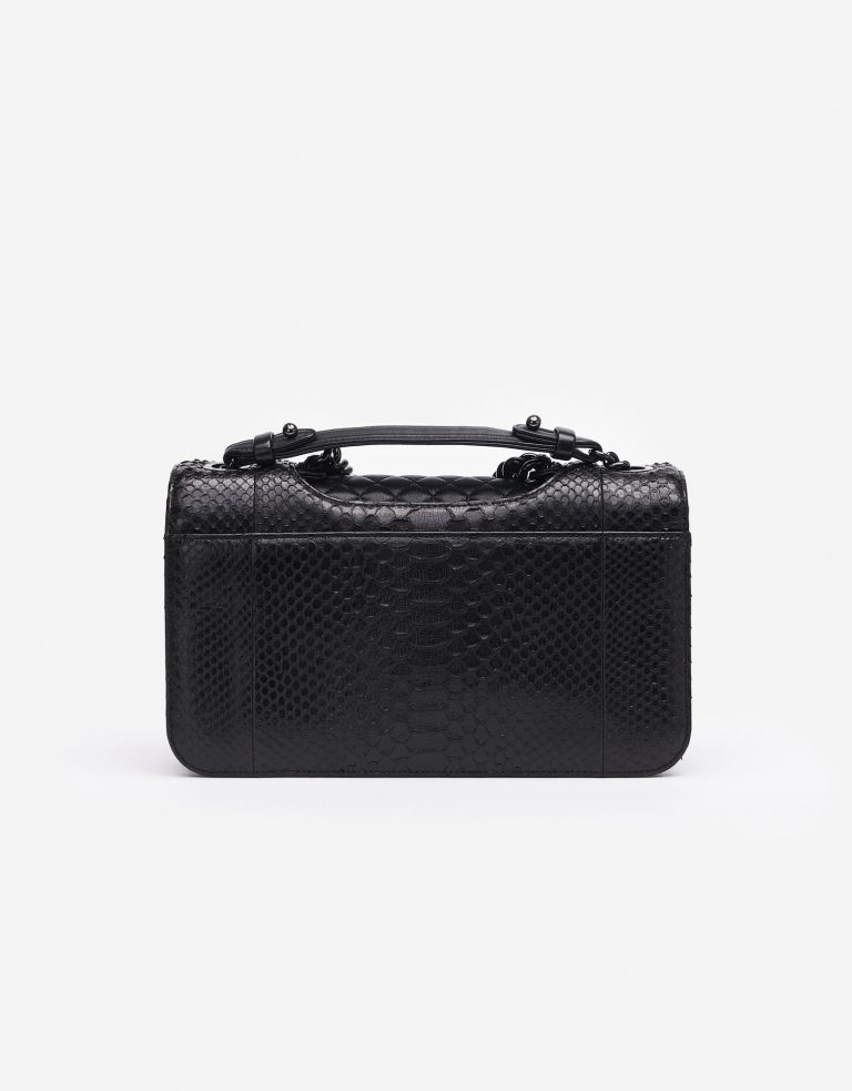 Chanel Timeless Jumbo Python So Black Saclàb Back