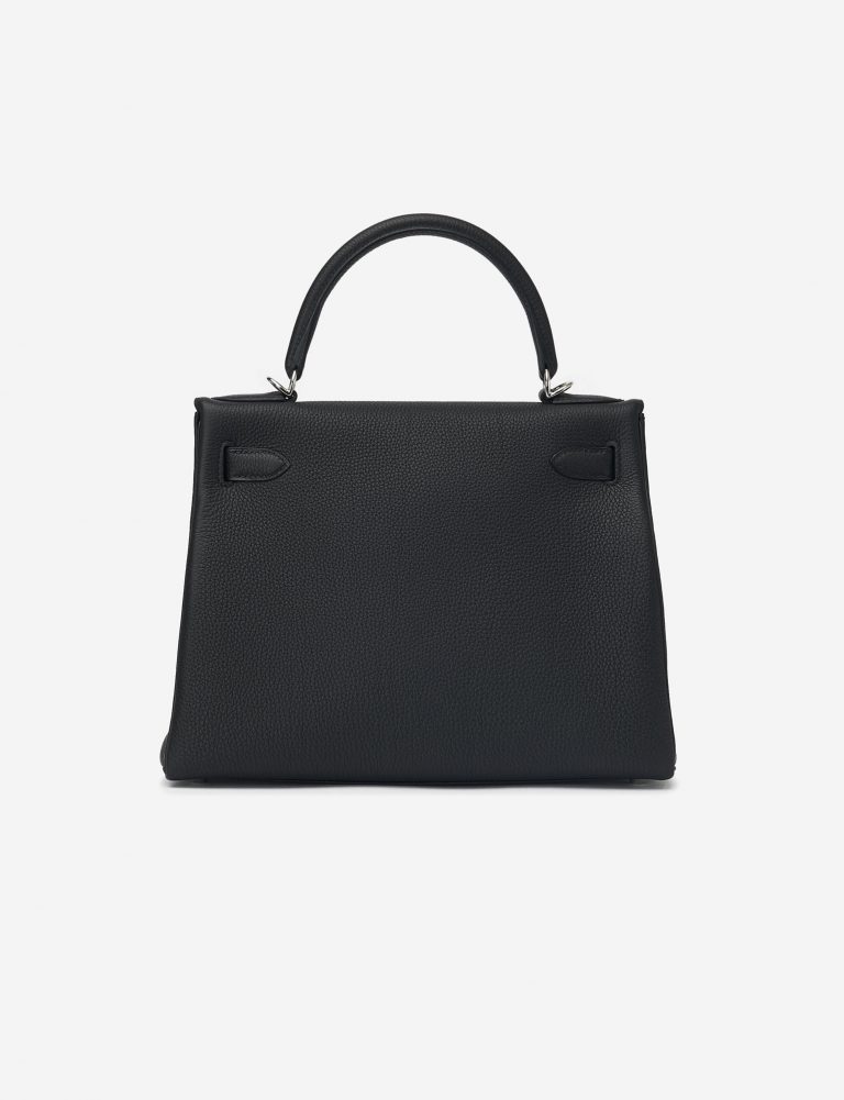 Hermès Kelly 28 Togo Black Saclàb Luxury Vintage Back