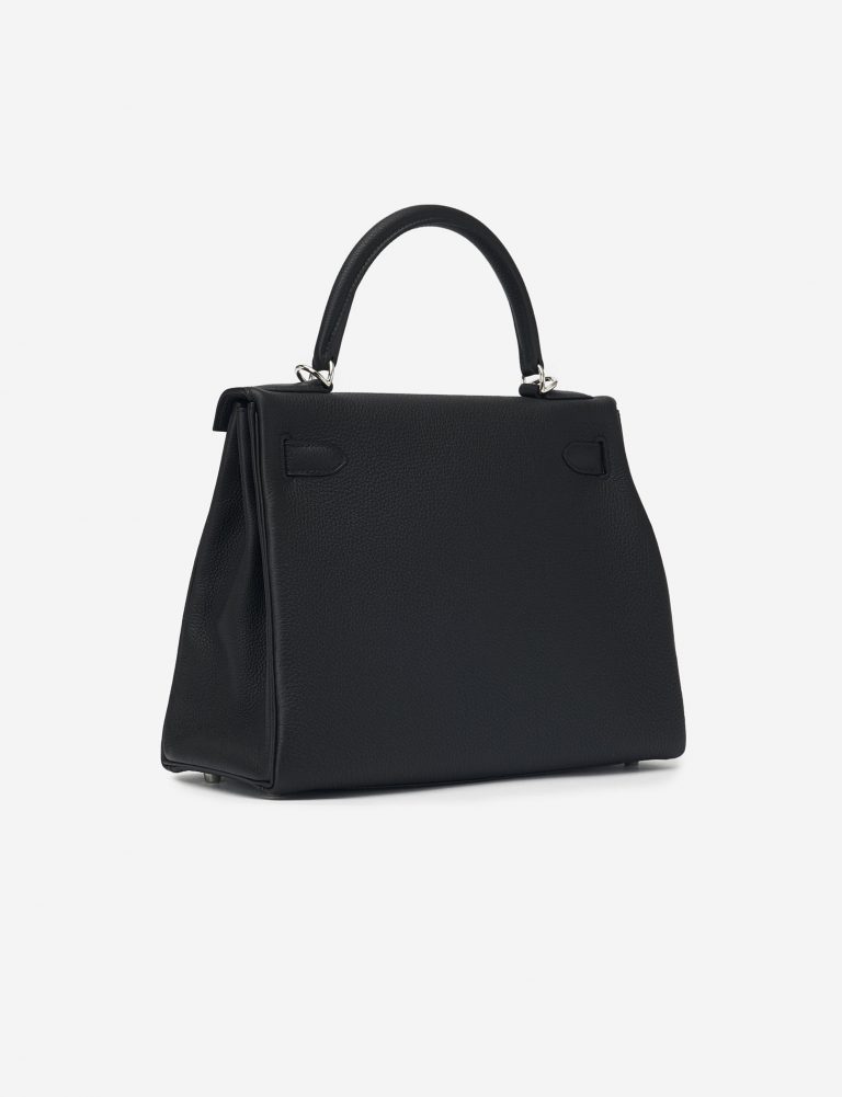 Hermès Kelly 28 Togo Black Saclàb Luxury Vintage Back