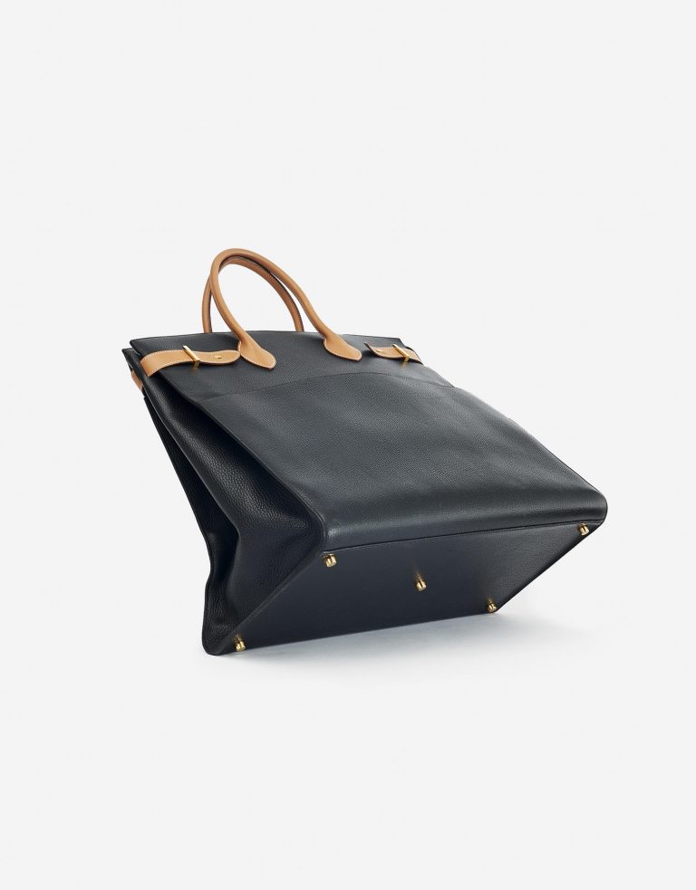 Hermès Birkin Airport Travel Bag Ardennes Noir Barenia Saclàb Luxury Sale Bottom