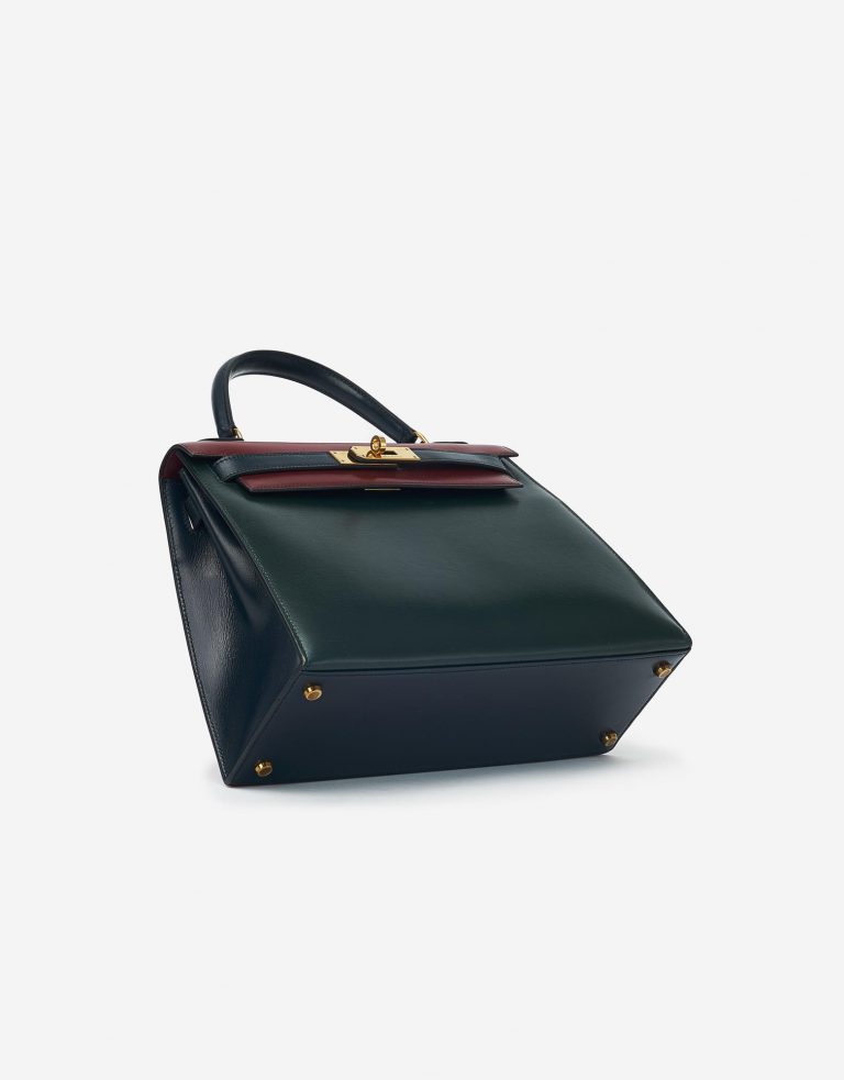 Hermès Kelly 28 Box Tricolor Saclàb 24 Faubourg St Honoré Bottom
