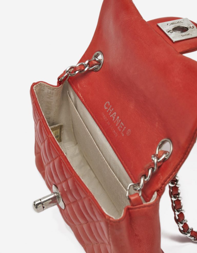 Chanel Timeless Extra Mini Lamb Red Saclàb Inside