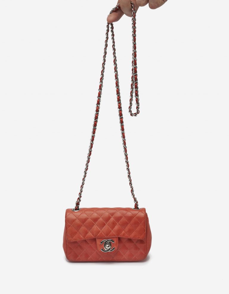 Chanel Timeless Extra Mini Lamb Red Saclàb