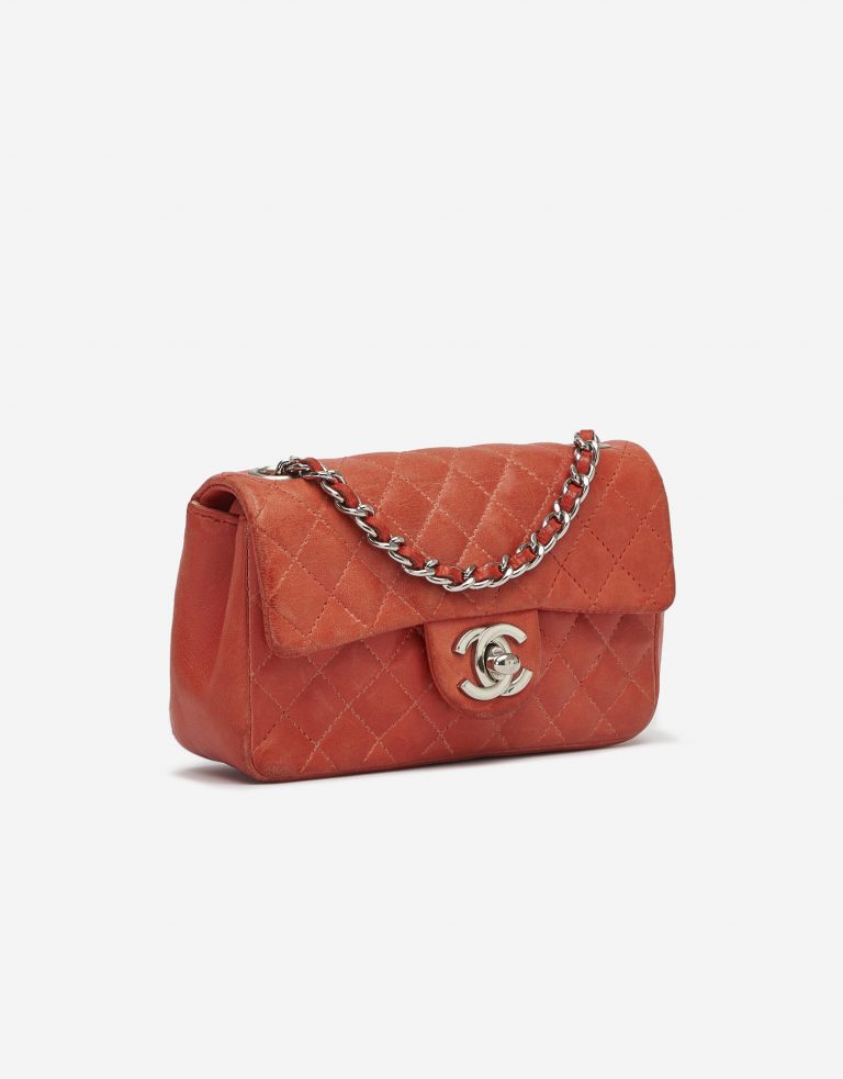 Chanel Timeless Extra Mini Lamb Red Saclàb Side
