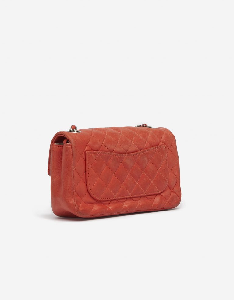 Chanel Timeless Extra Mini Lamb Red Saclàb Side Back