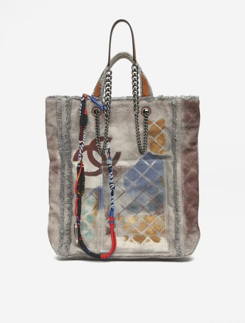 Chanel Graffiti Cabas Canvas Multicolor Saclàb