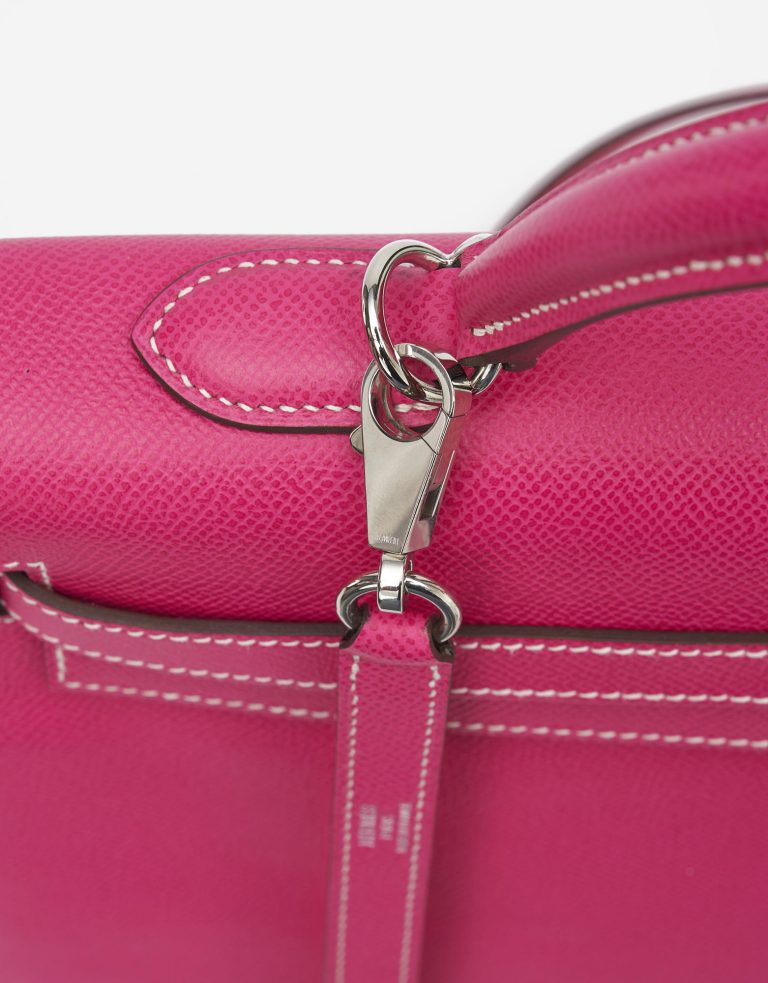 Hermès Kelly 35 Espom Rose Tyrien Rubis Candy Collection Saclàb Hardware