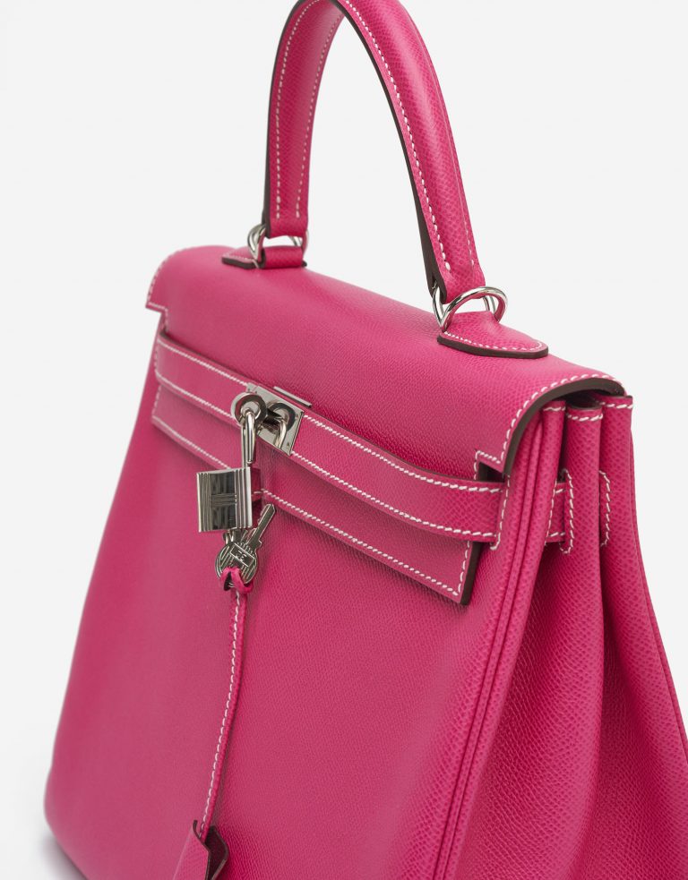 Hermès Kelly 35 Espom Rose Tyrien Rubis Candy Collection Saclàb