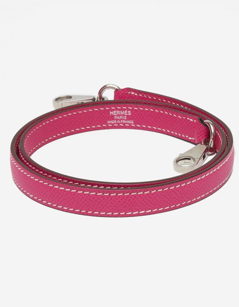 Hermès Kelly 35 Espom Rose Tyrien Rubis Candy Collection Saclàb Strap