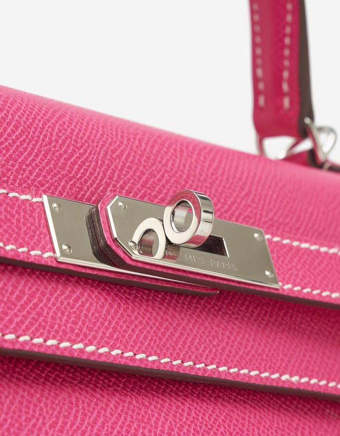Hermès Kelly 35 Espom Rose Tyrien Rubis Candy Collection Saclàb
