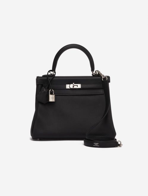 Hermès Kelly 25 Swift Black Saclab