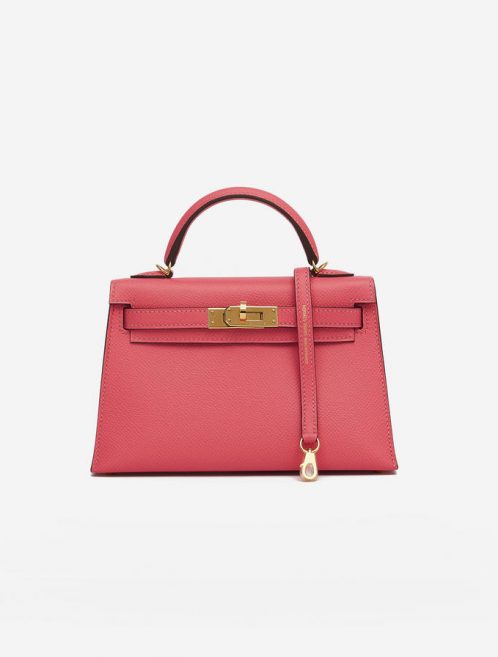 Hermes Kelly 20 Epsom Rose Azalee Mini