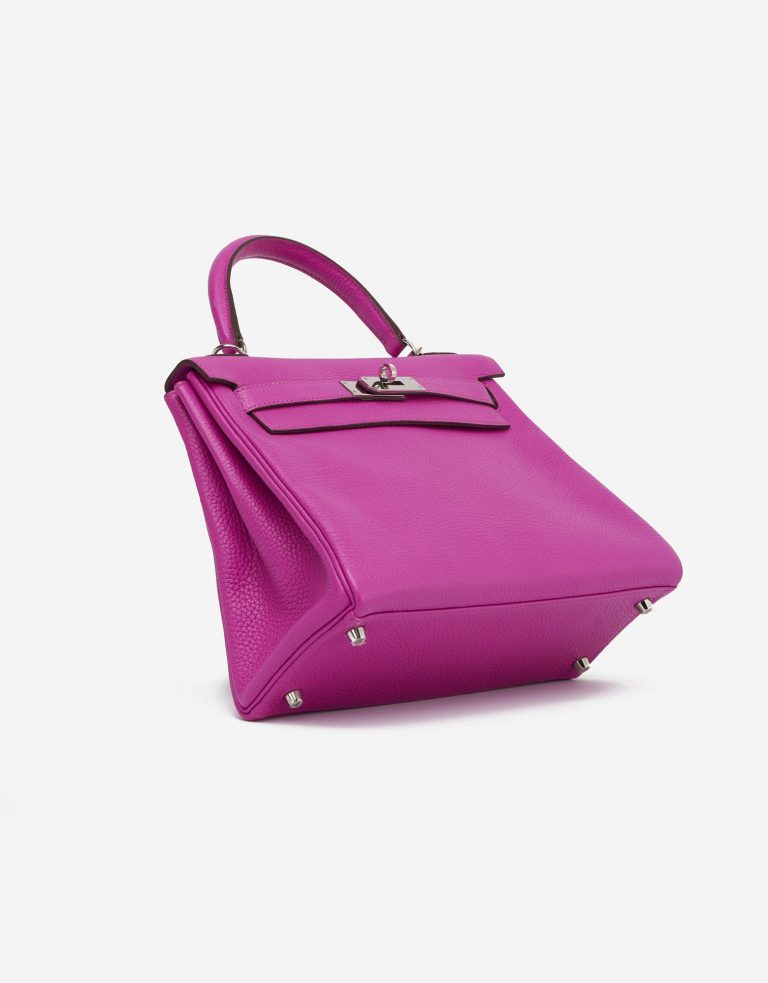 Hermès Kelly 28 Togo Magnolia consignment designer handbags saclab