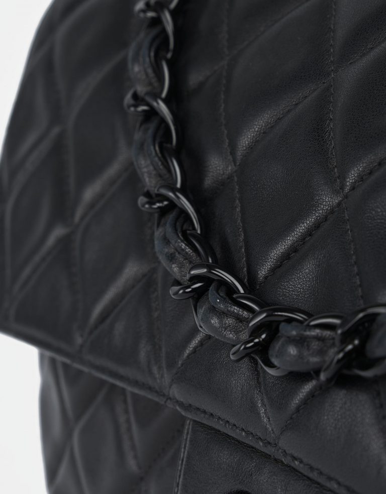 Chanel Classic Jumbo Lamb Leather Black Saclab