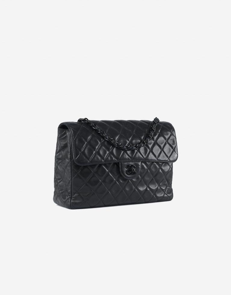 Chanel Classic Jumbo Lamb Leather Black Saclab