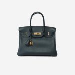 Hermès Birkin 30 Taurillion Novillo Vert Cypress Saclab