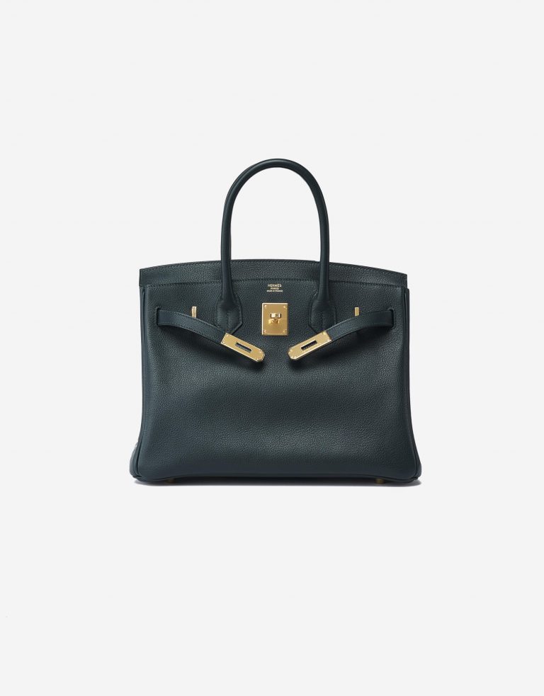 Hermès Birkin 30 Taurillion Novillo Vert Cypress Saclab