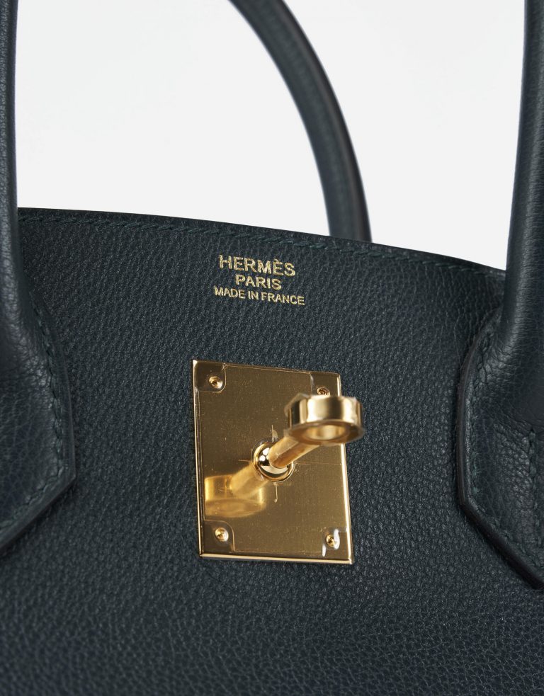Hermès Birkin 30 Taurillion Novillo Vert Cypress Saclab