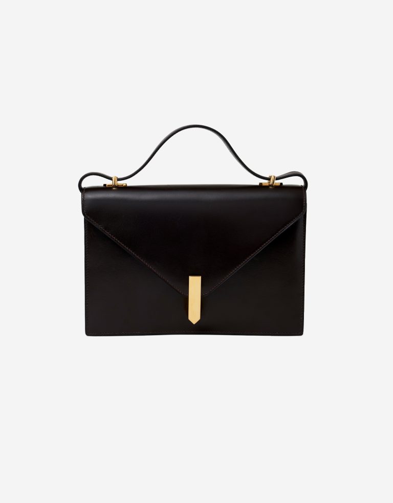 Hermès Vintage Alcazar Box Calf Marron Saclàb Front