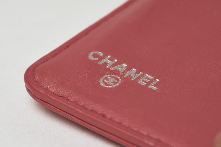 Customised Chanel Timeless CC Wallet Caviar Saclàb Logo