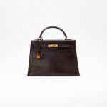 31 Hermès Kelly 32 Box Calf Marron Saclàb