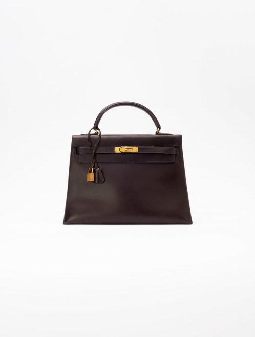 31 Hermès Kelly 32 Box Calf Marron Saclàb