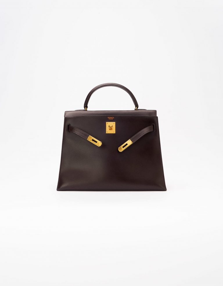 31 Hermès Kelly 32 Box Calf Marron Saclàb