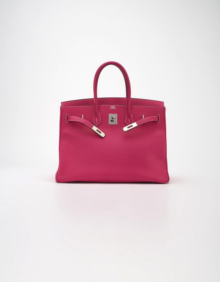 Hermès Birkin 35 Epsom Rose Tyrene Rubis Saclàb Open