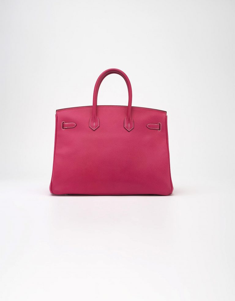 Hermès Birkin 35 Epsom Rose Tyrene Rubis Saclàb Back