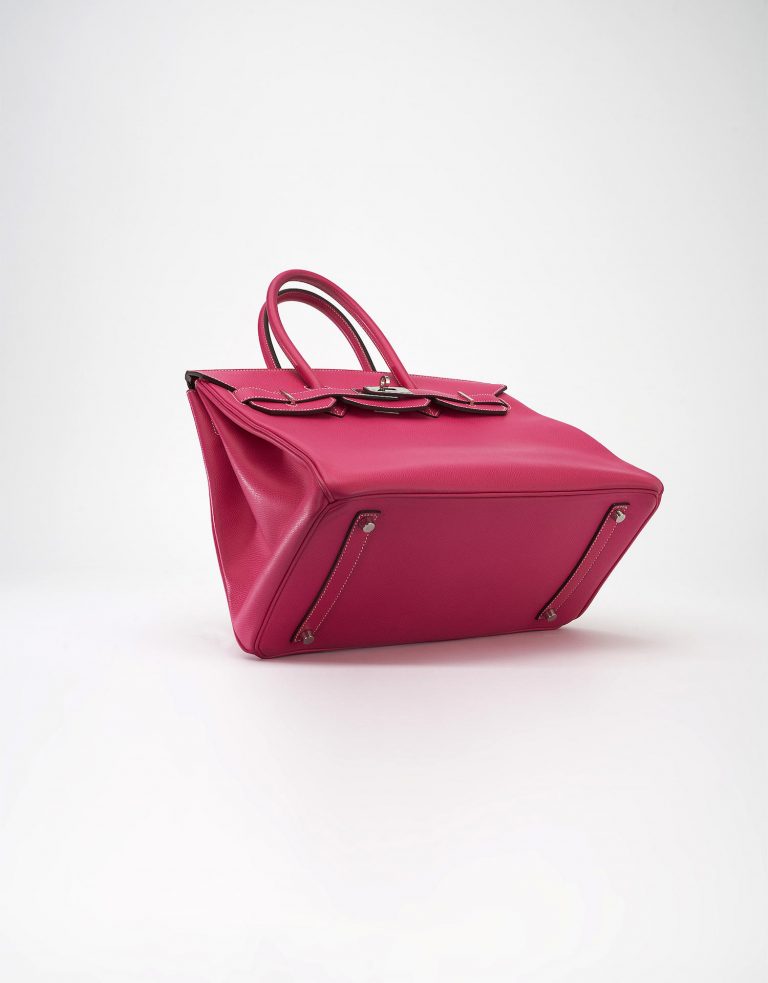 Hermès Birkin 35 Epsom Rose Tyrene Rubis Saclàb Bottom