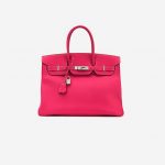 Birkin 35 Epsom Rose Tyrene Rubis Candy Collection Saclàb Front
