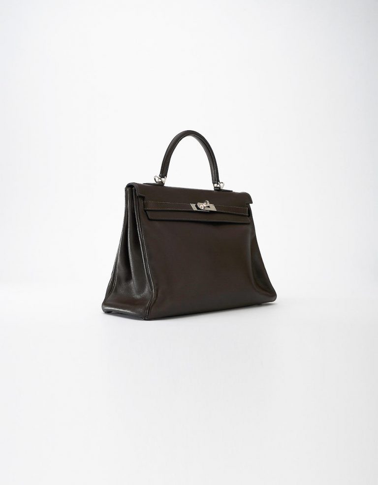 Hermès Kelly 35 Swift Ébène Saclàb Side
