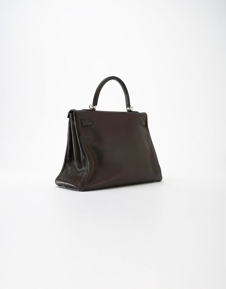 Hermès Kelly 35 Swift Ébène Saclàb Side Back