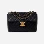 Chanel Single Flap Jumbo Lambskin Black Saclàb Front