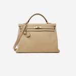 Hermes Kelly 40 Clemence Parchemin Saclàb Front