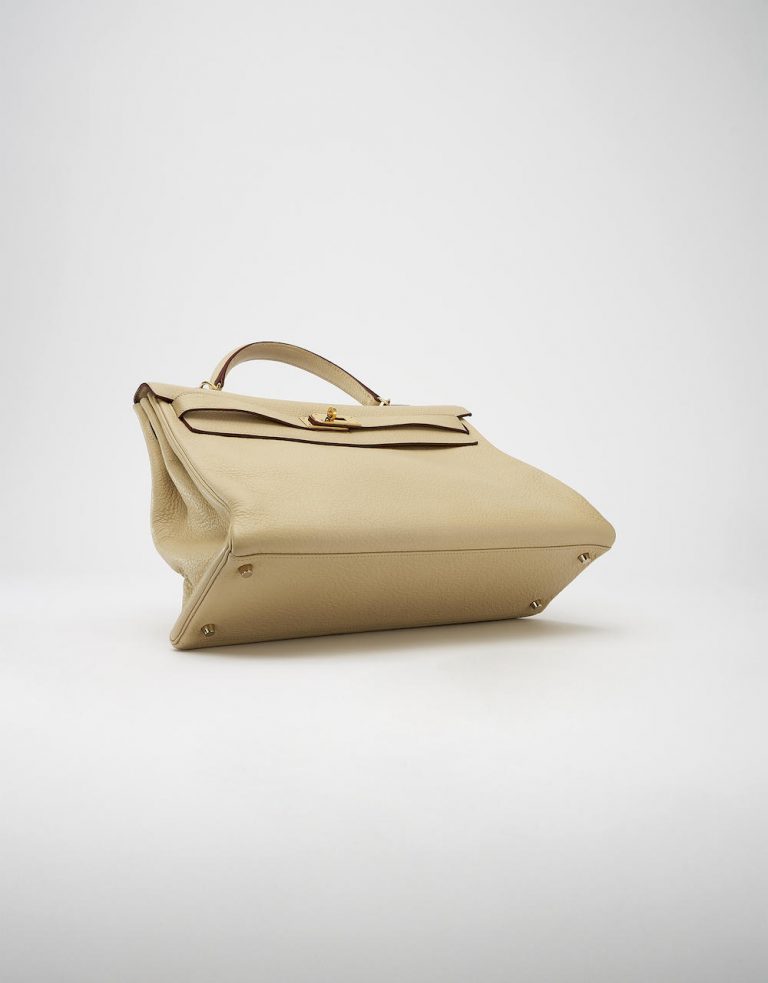 48 Hermes Kelly 40 Clemence Parchemin Saclab Bottom