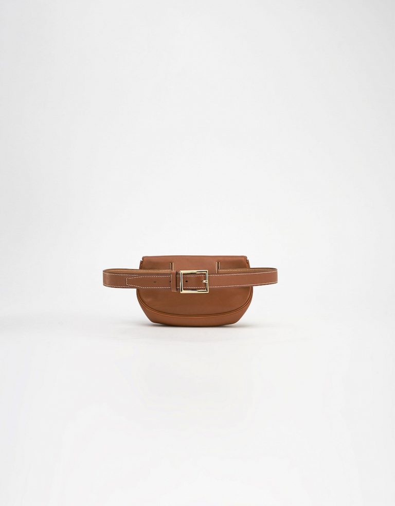 62 Hermes Kelly Swift Gold Pochette Belt Gold Saclab