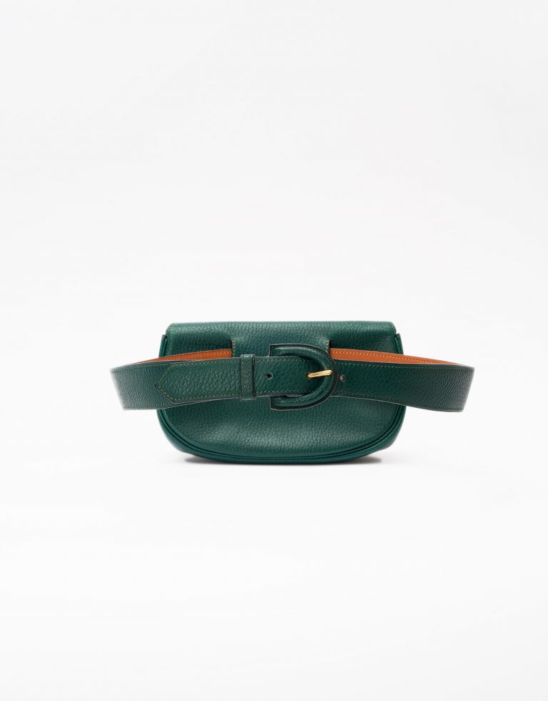 Hermes Kelly Pochette Belt Togo Vert Anglais Saclàb