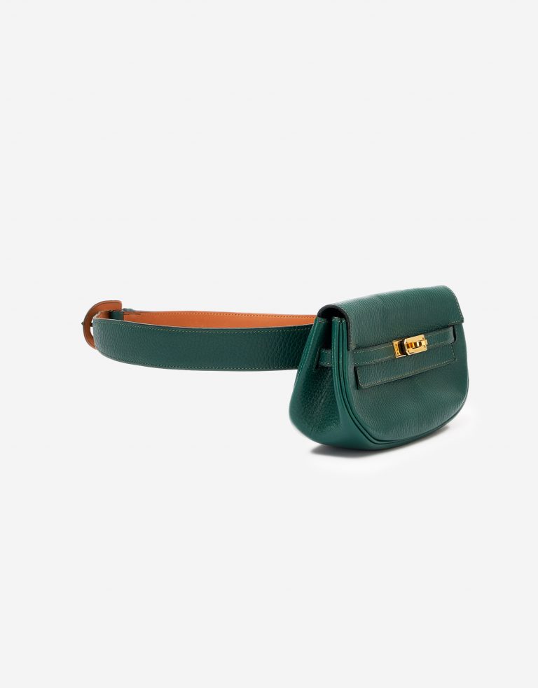Hermes Kelly Pochette Belt Togo Vert Anglais Saclàb