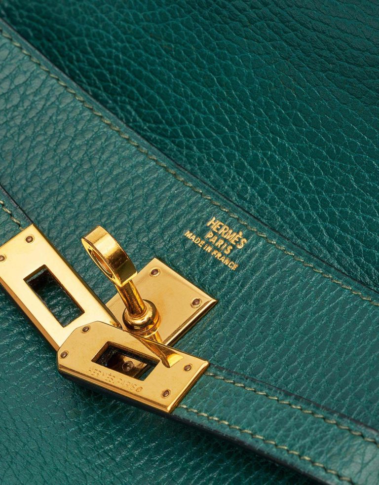 Hermes Kelly Pochette Belt Togo Vert Anglais Saclàb