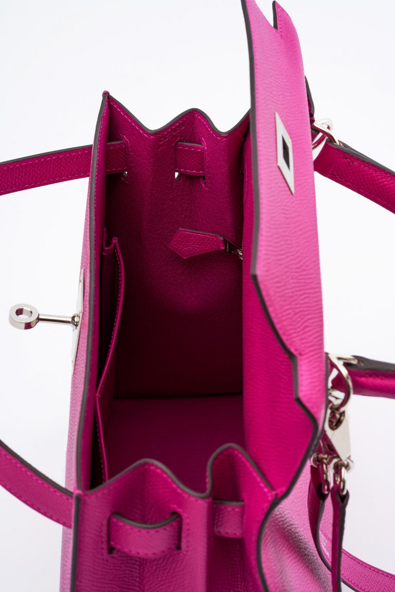 Hermes Kelly 28 Epsom Pourpre Saclàb