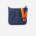 Hermes Evelyne III Blue Nuit Saclàb Front