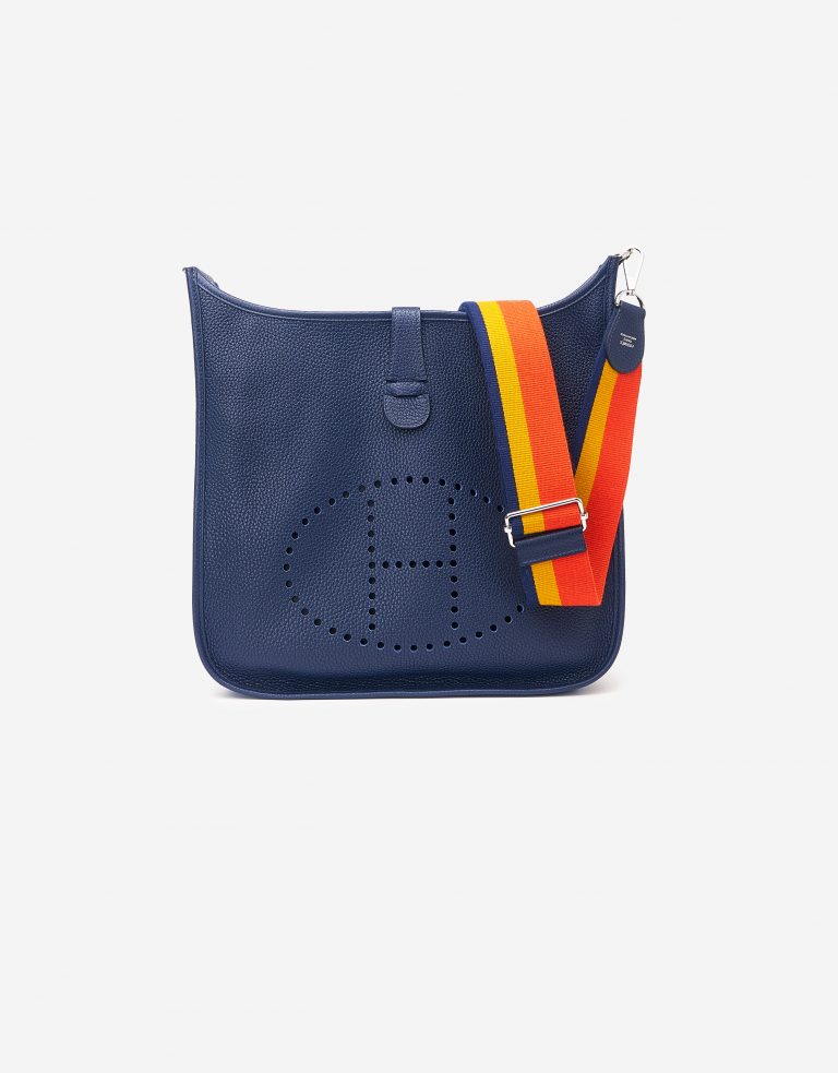 Hermes Evelyne III Blue Nuit Saclàb Front