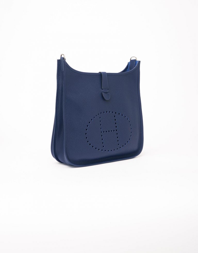 Hermes Evelyne III Blue Nuit Saclab Side