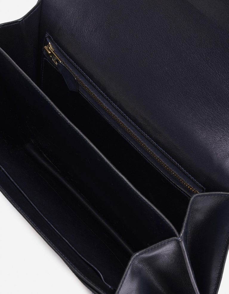 Hermès Constance 24 Box Bleu Marine Saclàb Inside