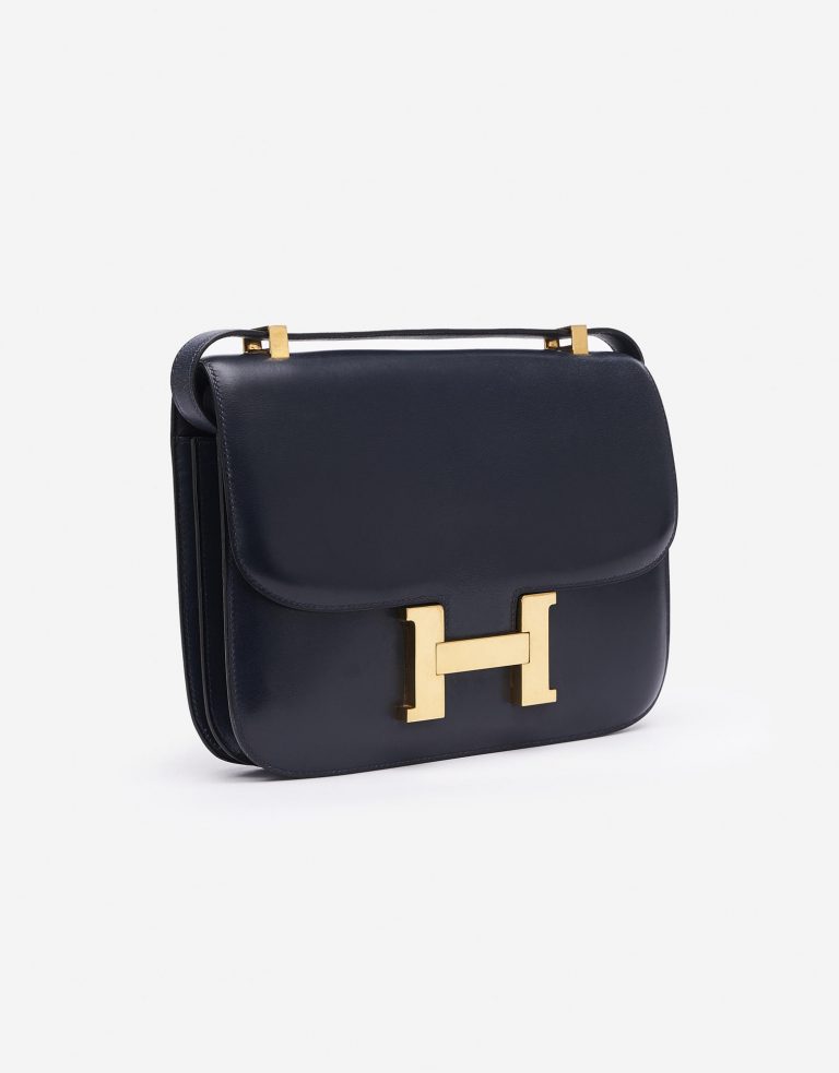 Hermès Constance 24 Box Bleu Marine Saclàb Side