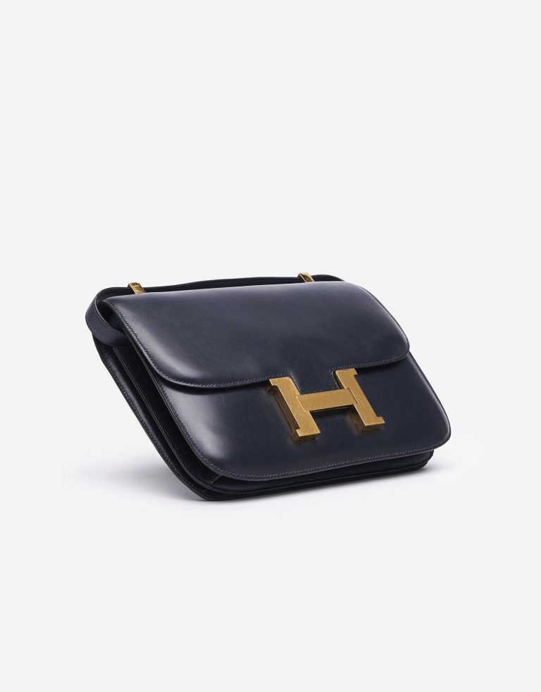 Hermès Constance 24 Box Bleu Marine Saclàb Bottom
